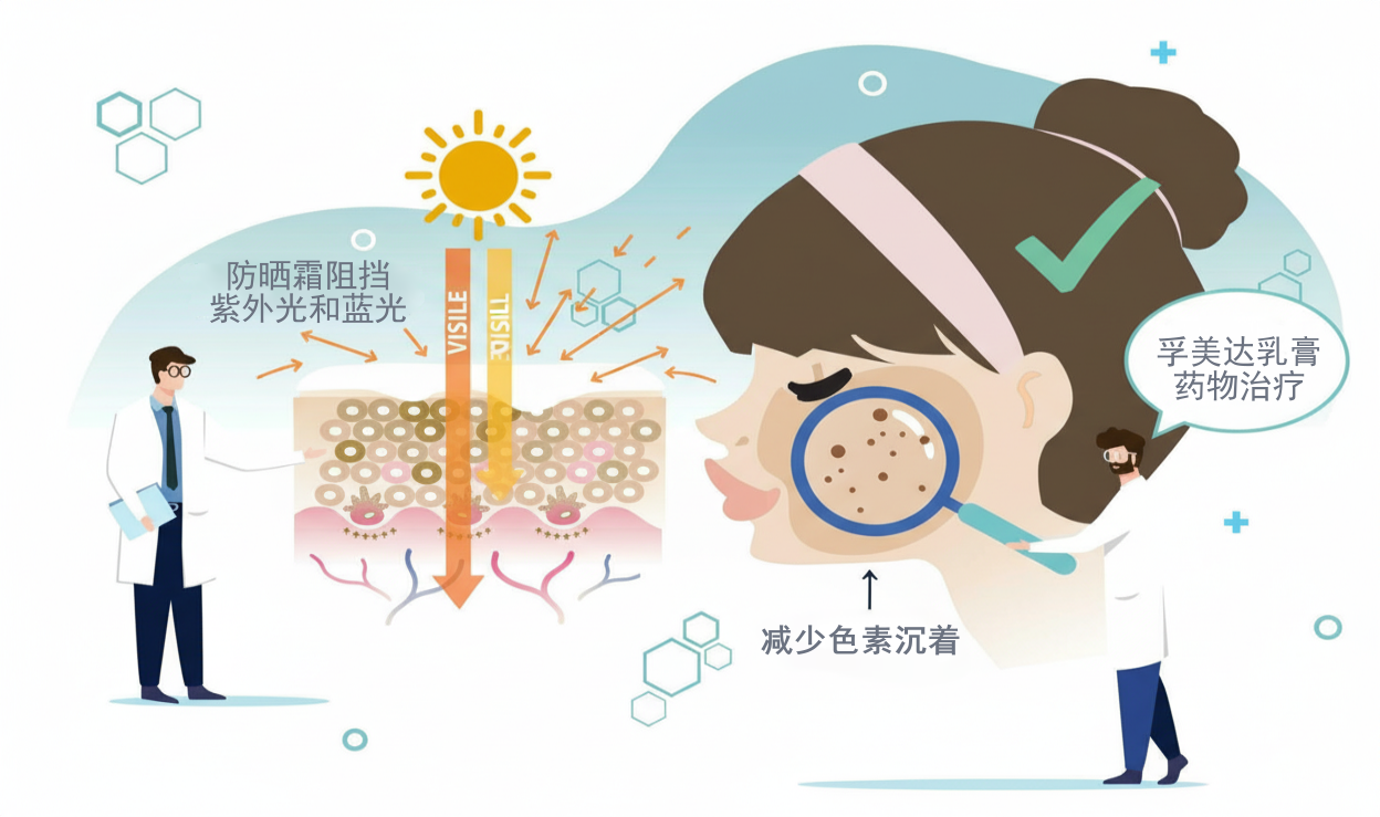黄褐斑治疗时必须用什么样的防晒霜？